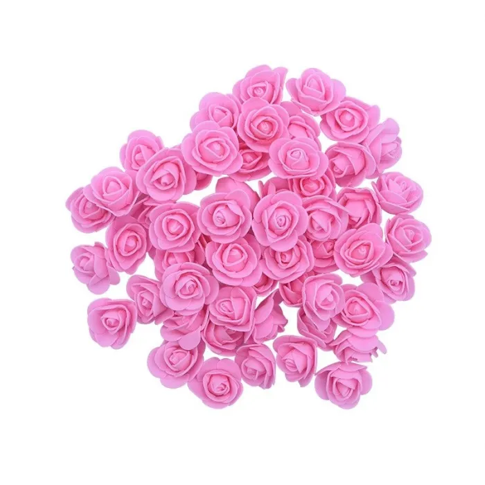 Künstliche Rosen - aus Schaumstoff - zur Dekoration - 3 cm