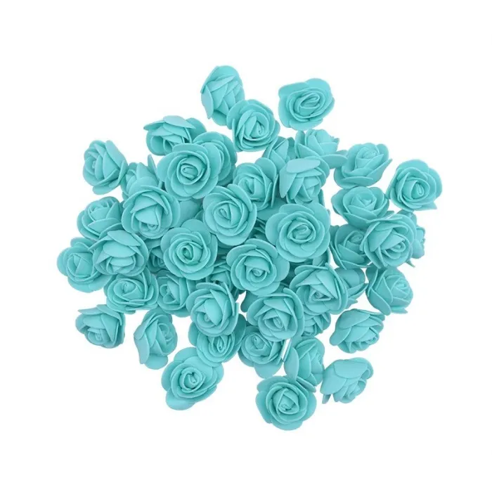 Künstliche Rosen - aus Schaumstoff - zur Dekoration - 3 cm