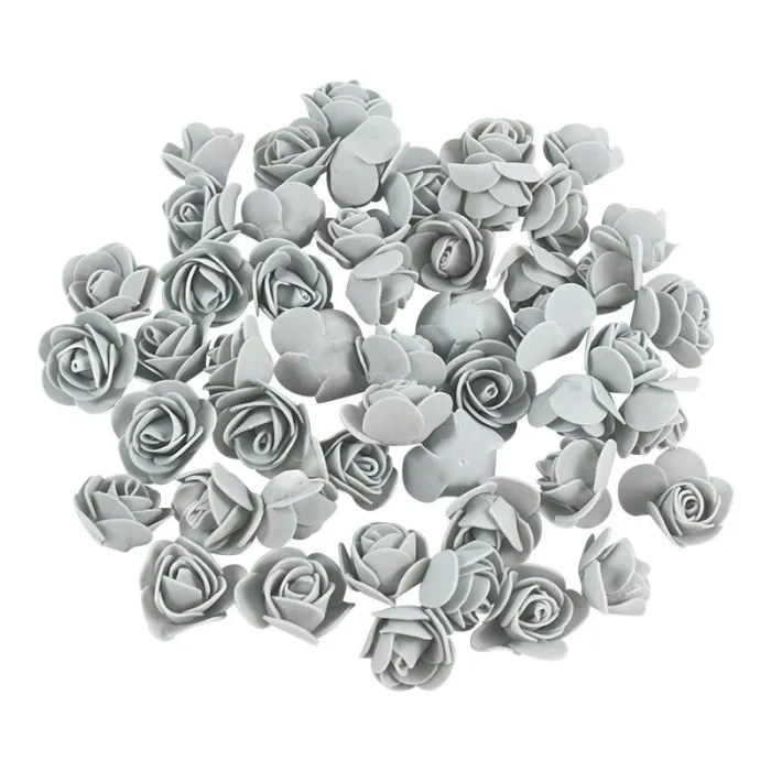Künstliche Rosen - aus Schaumstoff - zur Dekoration - 3 cm