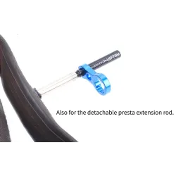 Bicycle tire air nozzle - presta valve core - nut screw with installation wrenchRepair