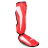 Boxing shin guards - leg / ankle / feet protectors - leatherEquipment
