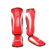 Boxing shin guards - leg / ankle / feet protectors - leatherEquipment