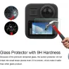 Silikon-Objektivabdeckung - Displayschutz aus gehärtetem Glas - für GoPro Max