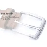 Classic leather belt - with a metal buckle - patchwork designBelts