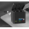 1680mAh Li-Ion Akku - mit Ladegerät - für GoPro Hero 5 / 6 / 7