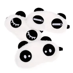 Panda Schlafmaske - Augenmaske - weiche Baumwolle