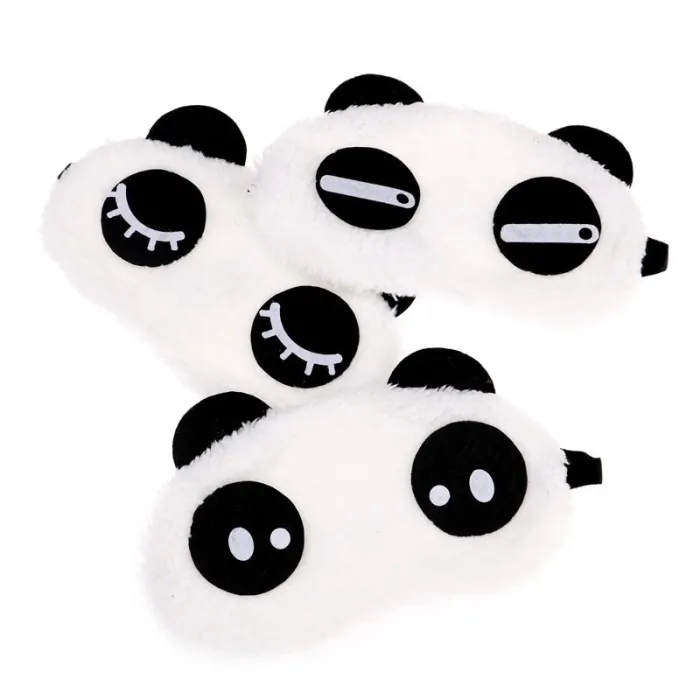 Panda Schlafmaske - Augenmaske - weiche Baumwolle
