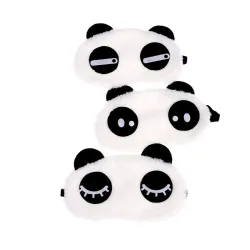Panda Schlafmaske - Augenmaske - weiche Baumwolle