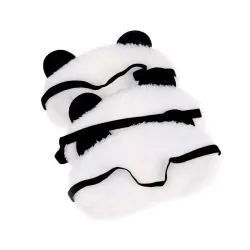 Panda Schlafmaske - Augenmaske - weiche Baumwolle