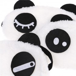 Panda Schlafmaske - Augenmaske - weiche Baumwolle