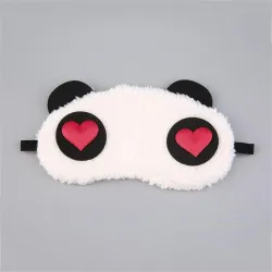 Panda Schlafmaske - Augenmaske - weiche Baumwolle