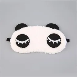 Panda Schlafmaske - Augenmaske - weiche Baumwolle
