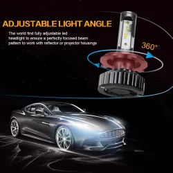 Zdatt LED-Leuchten - H1 H4 H7 H8 H9 H11 HB3 9005 9006 - Autolampen - 12000LM 100W 6000K 12V
