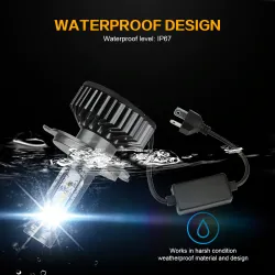 Zdatt LED lights - H1 H4 H7 H8 H9 H11 HB3 9005 9006 - car light bulbs - 12000LM 100W 6000K 12VH1