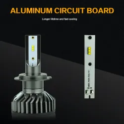 Zdatt LED-Leuchten - H1 H4 H7 H8 H9 H11 HB3 9005 9006 - Autolampen - 12000LM 100W 6000K 12V