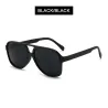Übergroße Retro-Sonnenbrille - polarisiert - Pilotenstil - Unisex
