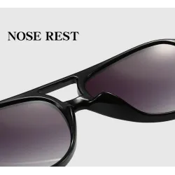 Übergroße Retro-Sonnenbrille - polarisiert - Pilotenstil - Unisex