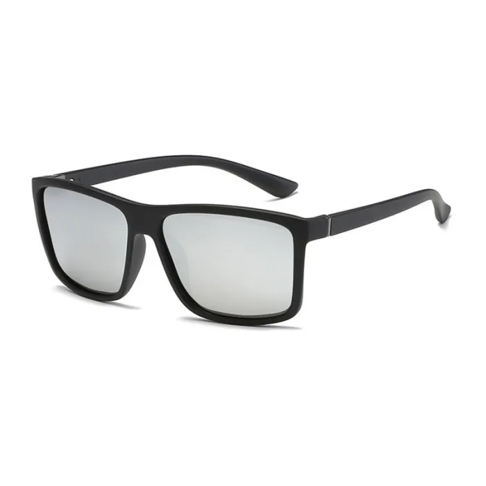 Klassische eckige Sonnenbrille – polarisiert – UV400 – Unisex