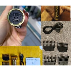 Elektrischer Haarschneider - Rasierer - USB - Buddha-/Drachen-Design