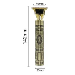 Elektrischer Haarschneider - Rasierer - USB - Buddha-/Drachen-Design