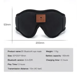 Schlafbrille - Augenbinde - Bluetooth