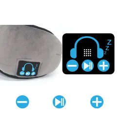 3D-Schlafaugenmaske - Augenbinde - Musik-Schlafmaske - Bluetooth