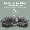 4D Smart Eye Massagegerät - Musik - Rhythmus - Vibration - Entspannung - Akupressur - Linderung von Müdigkeit / Augenringen