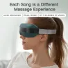 4D Smart Eye Massagegerät - Musik - Rhythmus - Vibration - Entspannung - Akupressur - Linderung von Müdigkeit / Augenringen
