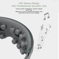 4D Smart Eye Massagegerät - Musik - Rhythmus - Vibration - Entspannung - Akupressur - Linderung von Müdigkeit / Augenringen