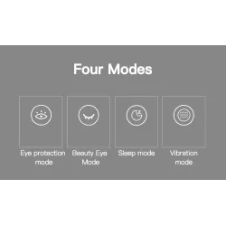 4D Smart Eye Massagegerät - Musik - Rhythmus - Vibration - Entspannung - Akupressur - Linderung von Müdigkeit / Augenringen