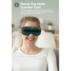 4D Smart Eye Massagegerät - Musik - Rhythmus - Vibration - Entspannung - Akupressur - Linderung von Müdigkeit / Augenringen