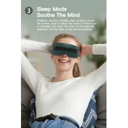 4D Smart Eye Massagegerät - Musik - Rhythmus - Vibration - Entspannung - Akupressur - Linderung von Müdigkeit / Augenringen