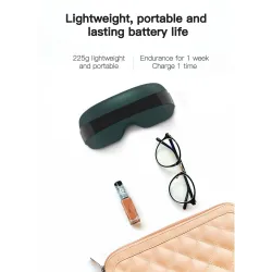 4D Smart Eye Massagegerät - Musik - Rhythmus - Vibration - Entspannung - Akupressur - Linderung von Müdigkeit / Augenringen