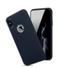 Weiche Silikonhülle - Candy Pudding - für iPhone - dunkelblau