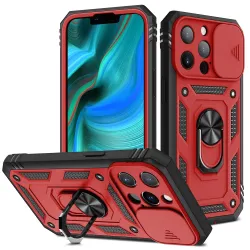 Protective cover case - camera lens cover - heavy duty bumper - 360 rotatable kickstand - for iPhoneProtection