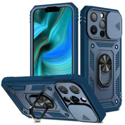 Protective cover case - camera lens cover - heavy duty bumper - 360 rotatable kickstand - for iPhoneProtection