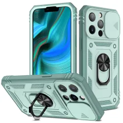 Schutzhülle – Kameraobjektivabdeckung – robuster Stoßfänger – um 360 drehbarer Ständer – für iPhone