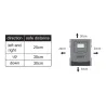 MPPT Solar charge - discharge controller - regulator - LCD touch screen - for 12V 24V 48V 60V 72V 96 batterySolar panel contr...