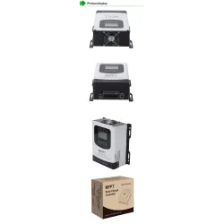 MPPT Solar charge - discharge controller - regulator - LCD touch screen - for 12V 24V 48V 60V 72V 96 batterySolar panel contr...