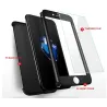Luxury 360 full cover - with tempered glass screen protector - for iPhone - rose goldProtection