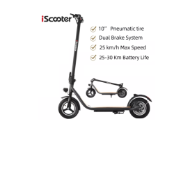 iScooter - Elektroroller i20 - luftgefüllter 10-Zoll-Reifen - 25 km/h - 7,5-Ah-Akku