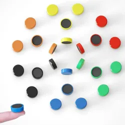Runde Kühlschrankmagnete - 60 Stück