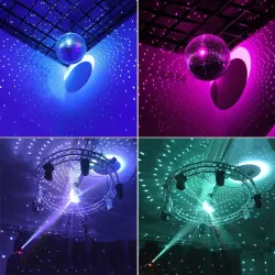 Rotationsmotor - für Spiegeldiscokugel - 10 cm