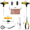 Car tire repair kit - puncture repair strips - with storage bagTire repair parts