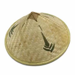 Rattanhut aus Bambus im chinesischen Stil