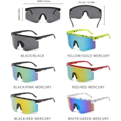 Übergroße Sportsonnenbrille - Unisex