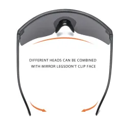 Übergroße Sportsonnenbrille - Unisex