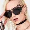 Punk style sunglasses - with side cover - UV400Sunglasses