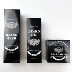 Bartwachstumsset – Serum – Öl – Balsam – Kamm – Schere