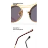 Steampunk round sunglasses - metal frame - unisexSunglasses